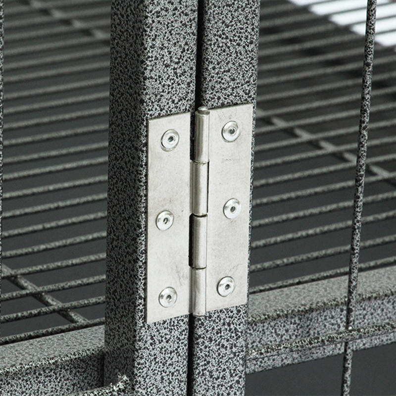 শীর্ষ টিউব ফোল্ডেবল ধাতব কুকুর খাঁচা খুলুন শীর্ষ টিউব ফোল্ডেবল ধাতব কুকুর খাঁচা খুলুন