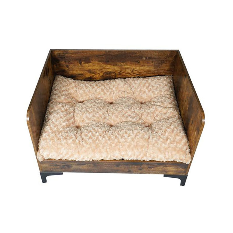 ফ্রেমের সাথে আধুনিক ইনডোর কাঠ উন্নত কুকুর বিছানা ফ্রেমের সাথে আধুনিক ইনডোর কাঠ উন্নত কুকুর বিছানা
