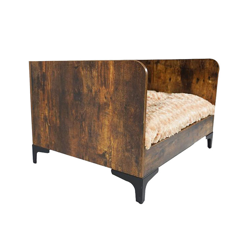 ফ্রেমের সাথে আধুনিক ইনডোর কাঠ উন্নত কুকুর বিছানা ফ্রেমের সাথে আধুনিক ইনডোর কাঠ উন্নত কুকুর বিছানা