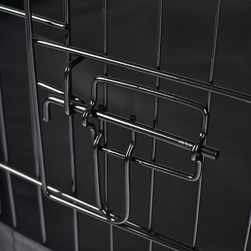 শীর্ষ কভার এবং নীচের প্যাড সহ 8-প্যানেল ফোল্ডেবল তারের ধাতব কুকুর প্লেপেন শীর্ষ কভার এবং নীচের প্যাড সহ 8-প্যানেল ফোল্ডেবল তারের ধাতব কুকুর প্লেপেন