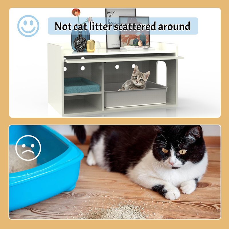 লুকানো ওয়াশরুম টয়লেট ঘের লিটার ক্যাবিনেটের আসবাব ক্যাট খাঁচা লুকানো ওয়াশরুম টয়লেট ঘের লিটার ক্যাবিনেটের আসবাব ক্যাট খাঁচা