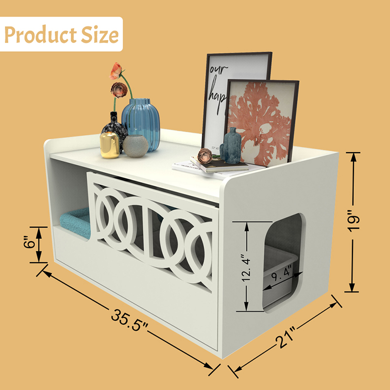 লুকানো ওয়াশরুম টয়লেট ঘের লিটার ক্যাবিনেটের আসবাব ক্যাট খাঁচা লুকানো ওয়াশরুম টয়লেট ঘের লিটার ক্যাবিনেটের আসবাব ক্যাট খাঁচা
