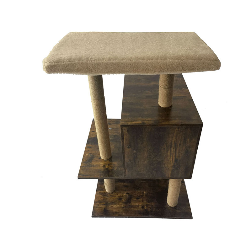 কাঠের টাওয়ার ক্যাট হাউস সিসাল স্ক্র্যাচিং পোস্ট ক্যাট ট্রি ক্লাইম্বিং ফ্রেম কাঠের টাওয়ার ক্যাট হাউস সিসাল স্ক্র্যাচিং পোস্ট ক্যাট ট্রি ক্লাইম্বিং ফ্রেম