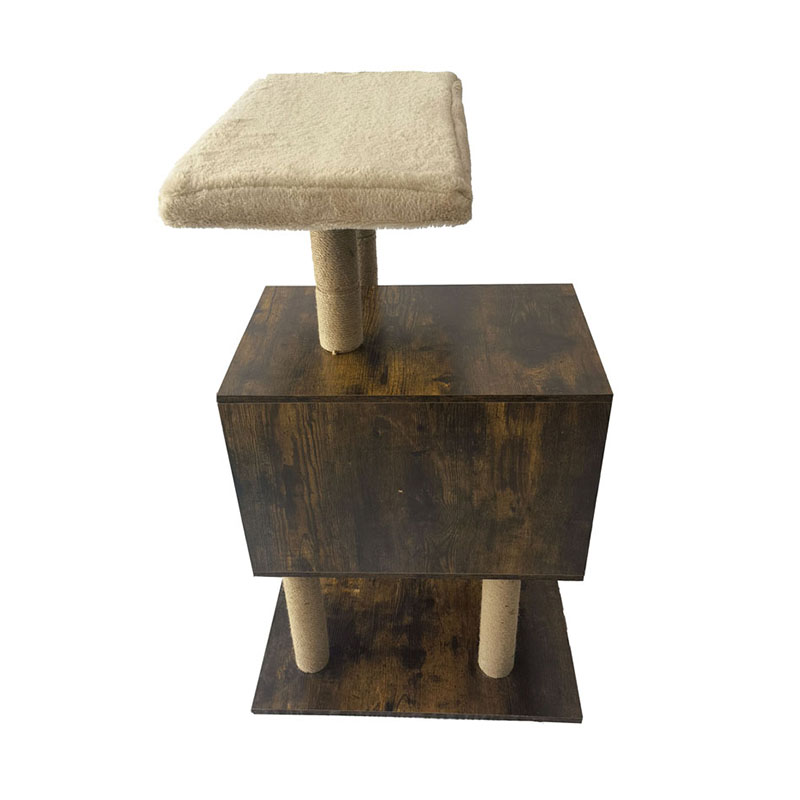 কাঠের টাওয়ার ক্যাট হাউস সিসাল স্ক্র্যাচিং পোস্ট ক্যাট ট্রি ক্লাইম্বিং ফ্রেম কাঠের টাওয়ার ক্যাট হাউস সিসাল স্ক্র্যাচিং পোস্ট ক্যাট ট্রি ক্লাইম্বিং ফ্রেম