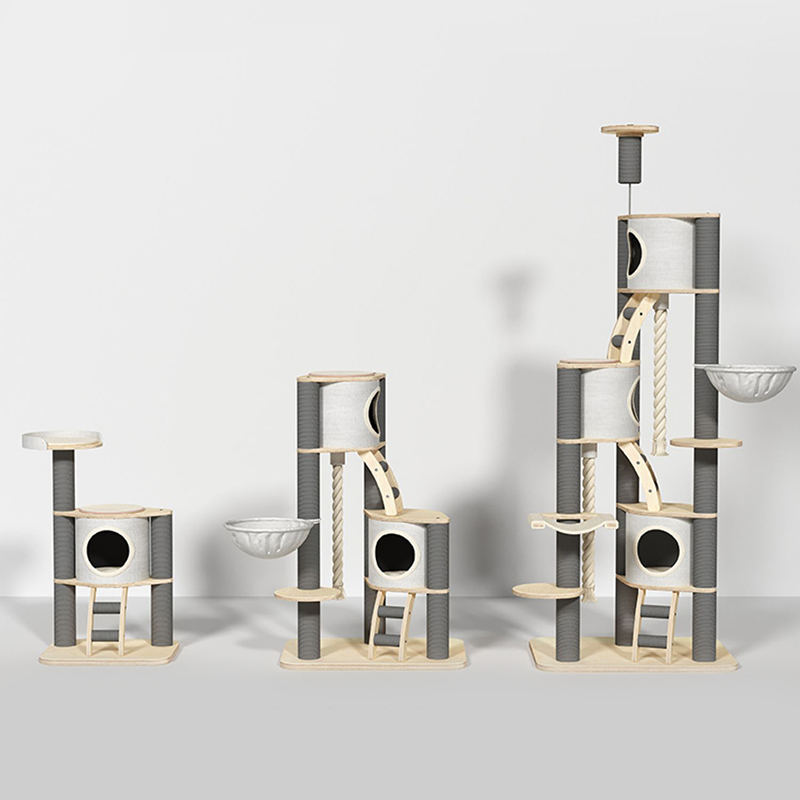 টাওয়ার মেঝে থেকে সিলিং ইনডোর সলিড কাঠের ক্লাইম্বিং ফ্রেম বিড়াল গাছ টাওয়ার মেঝে থেকে সিলিং ইনডোর সলিড কাঠের ক্লাইম্বিং ফ্রেম বিড়াল গাছ