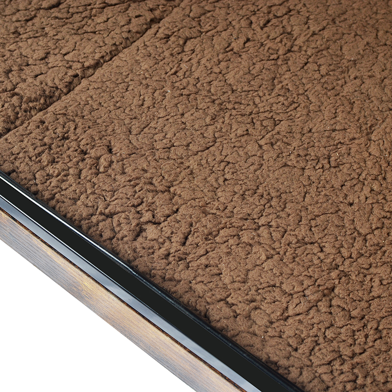 ইনডোর কাঠের আসবাবের স্টাইল কুকুর খাঁচা কুশন এবং চাকা সহ ইনডোর কাঠের আসবাবের স্টাইল কুকুর খাঁচা কুশন এবং চাকা সহ