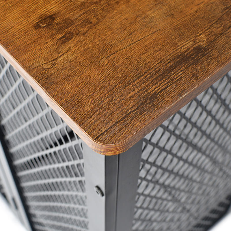 শীর্ষ ভারী শুল্ক কাঠের আসবাবের স্টাইল কুকুর খাঁচা খুলুন শীর্ষ ভারী শুল্ক কাঠের আসবাবের স্টাইল কুকুর খাঁচা খুলুন