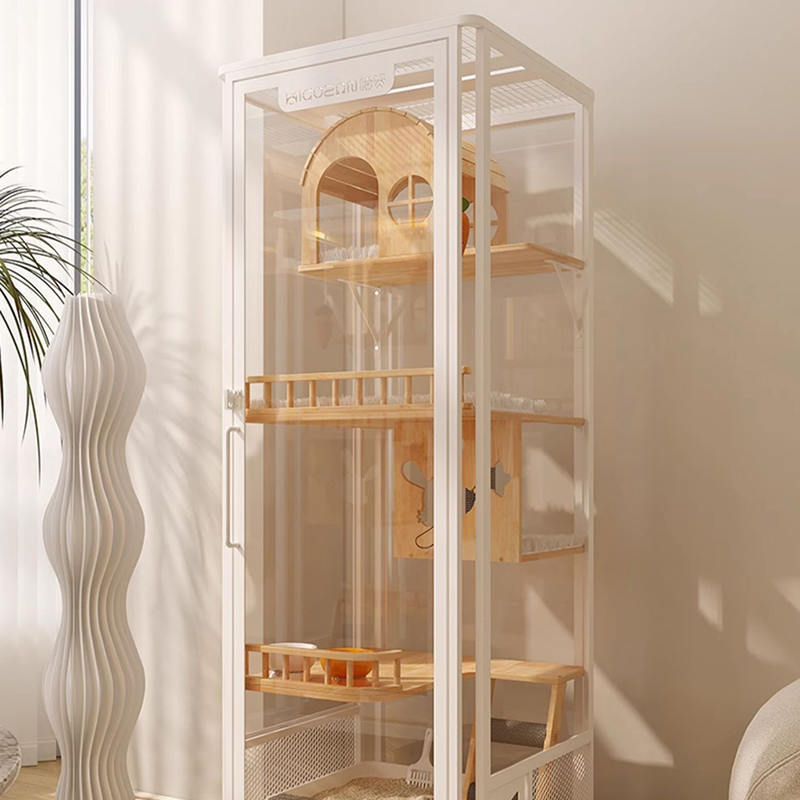 ইনডোর প্যানোরামিক টাওয়ার হোটেল কাঠের ভিলা বড় বিড়াল খাঁচা ঘের ঘেরের মন্ত্রিসভা ইনডোর প্যানোরামিক টাওয়ার হোটেল কাঠের ভিলা বড় বিড়াল খাঁচা ঘের ঘেরের মন্ত্রিসভা