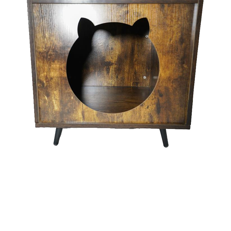 টিভি আকৃতির আসবাবের স্টাইলের বিড়ালদের ড্রয়ার লিটার ক্যাবিনেটের সাথে খাঁচা টিভি আকৃতির আসবাবের স্টাইলের বিড়ালদের ড্রয়ার লিটার ক্যাবিনেটের সাথে খাঁচা