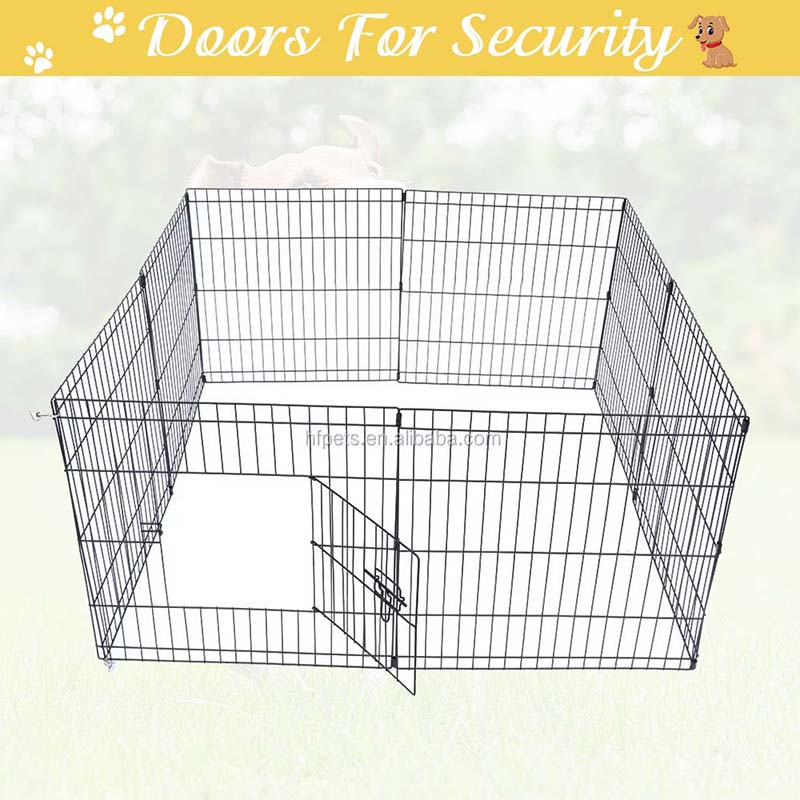 8 প্যানেল ধাতব পোষা বেড়া ভাঁজযোগ্য তারের কুকুর 8 প্যানেল ধাতব পোষা বেড়া ভাঁজযোগ্য তারের কুকুর
