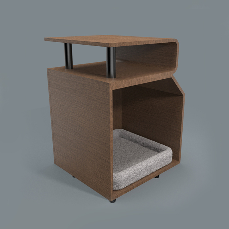 স্ক্র্যাচিং বোর্ড সহ কাঠের পোষা বিছানা বিড়াল বিছানা স্ক্র্যাচিং বোর্ড সহ কাঠের পোষা বিছানা বিড়াল বিছানা