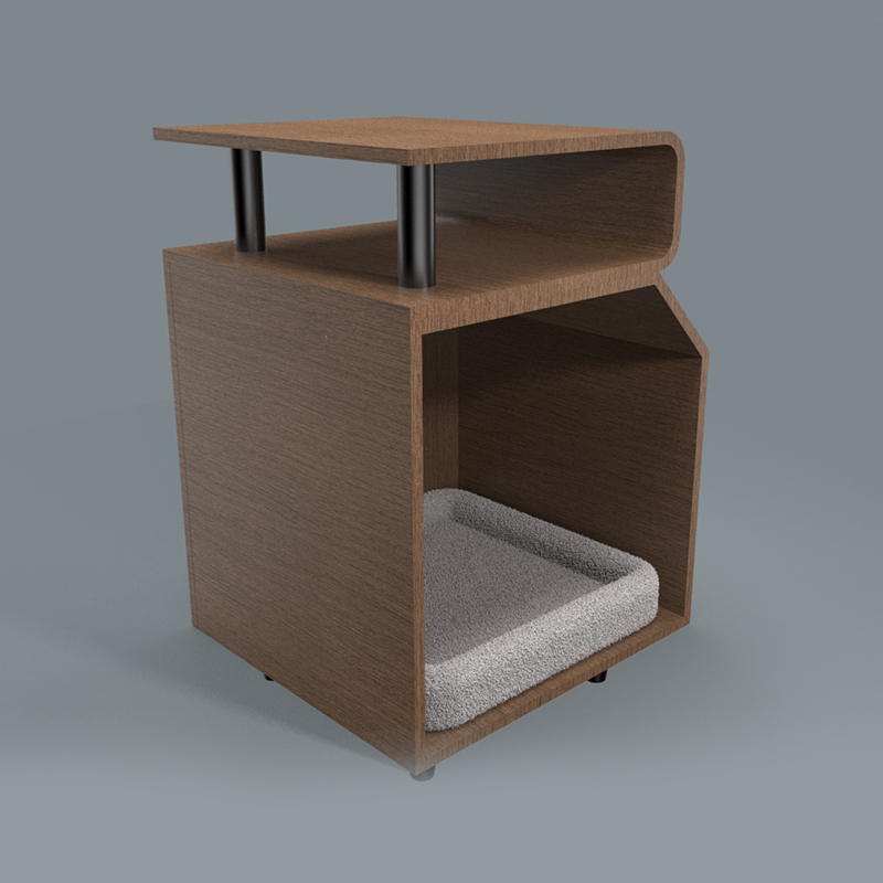 স্ক্র্যাচিং বোর্ড সহ কাঠের পোষা বিছানা বিড়াল বিছানা স্ক্র্যাচিং বোর্ড সহ কাঠের পোষা বিছানা বিড়াল বিছানা