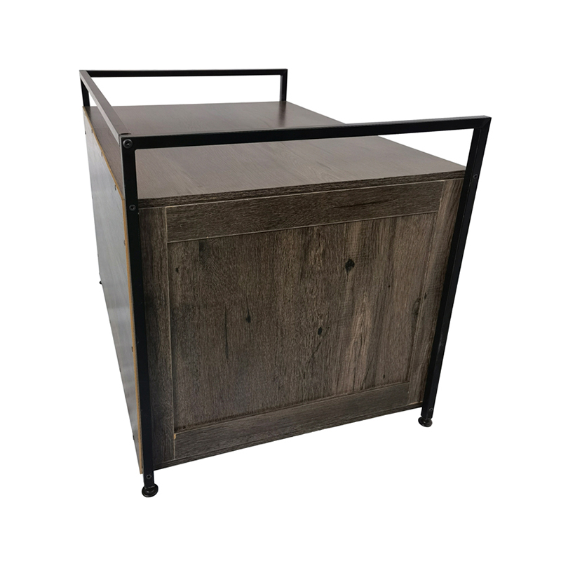 Indoor Litter Cabinet with Divider Furniture Style Cats Cage Side Table Indoor Litter Cabinet with Divider Furniture Style Cats Cage Side Table