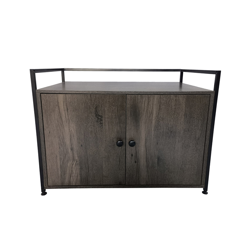 Indoor Litter Cabinet with Divider Furniture Style Cats Cage Side Table