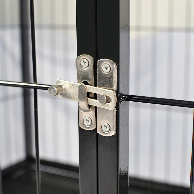 42 ইঞ্চি ওপেন শীর্ষ স্ট্যাকেবল টিউব ধাতু কুকুর খাঁচা 42 ইঞ্চি ওপেন শীর্ষ স্ট্যাকেবল টিউব ধাতু কুকুর খাঁচা