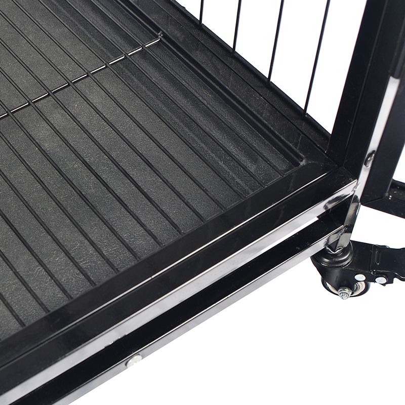 42 ইঞ্চি ওপেন শীর্ষ স্ট্যাকেবল টিউব ধাতু কুকুর খাঁচা 42 ইঞ্চি ওপেন শীর্ষ স্ট্যাকেবল টিউব ধাতু কুকুর খাঁচা