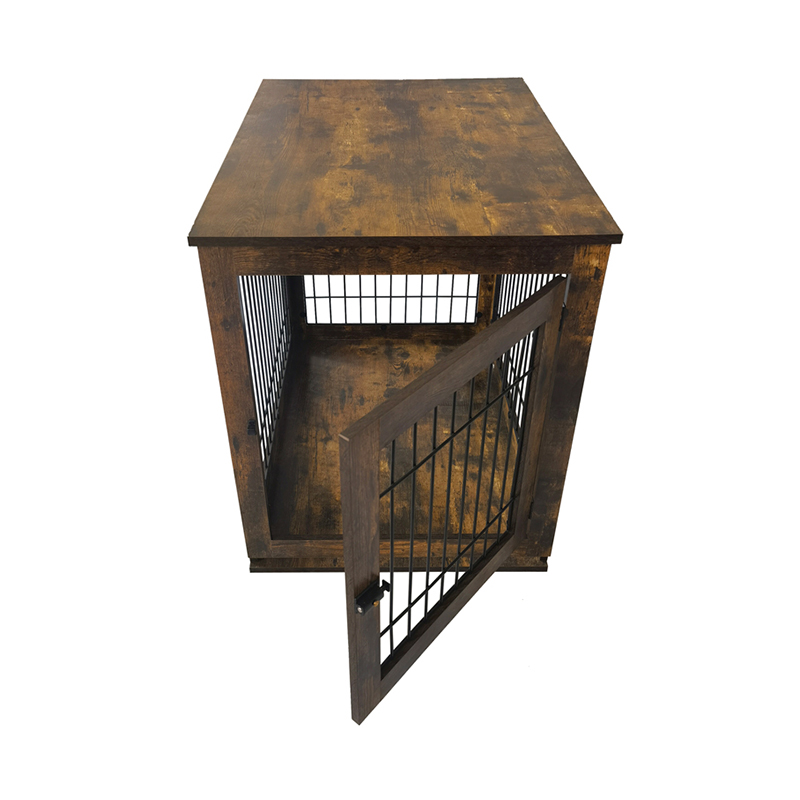 ইনডোর কাঠের কুকুর ক্যানেল ফার্নিচার স্টাইল কুকুর খাঁচা ইনডোর কাঠের কুকুর ক্যানেল ফার্নিচার স্টাইল কুকুর খাঁচা