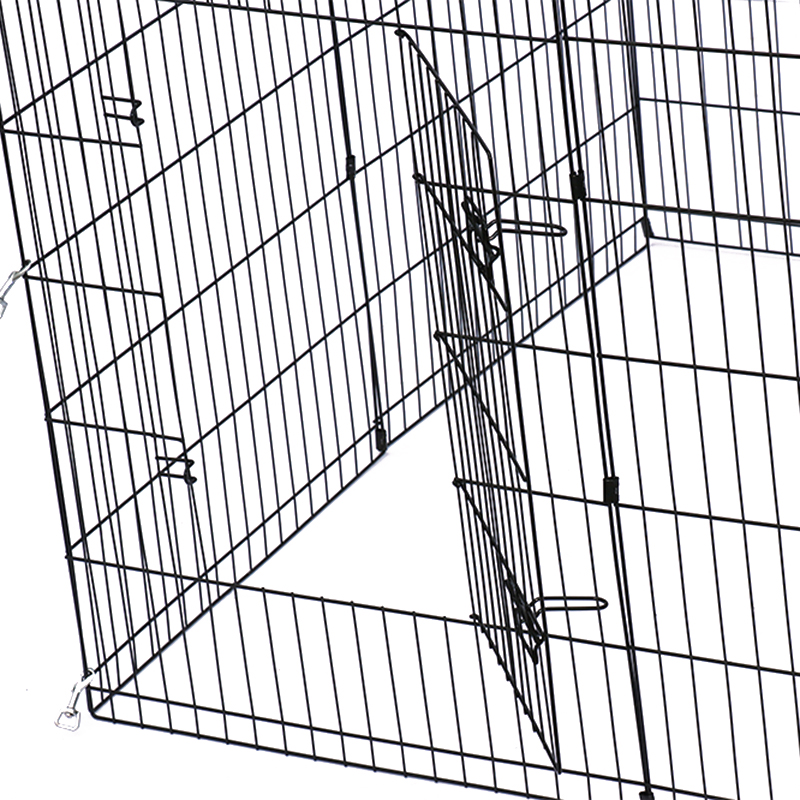 8 প্যানেল ভাঁজযোগ্য তারের ধাতব কুকুর প্লেপেন 8 প্যানেল ভাঁজযোগ্য তারের ধাতব কুকুর প্লেপেন