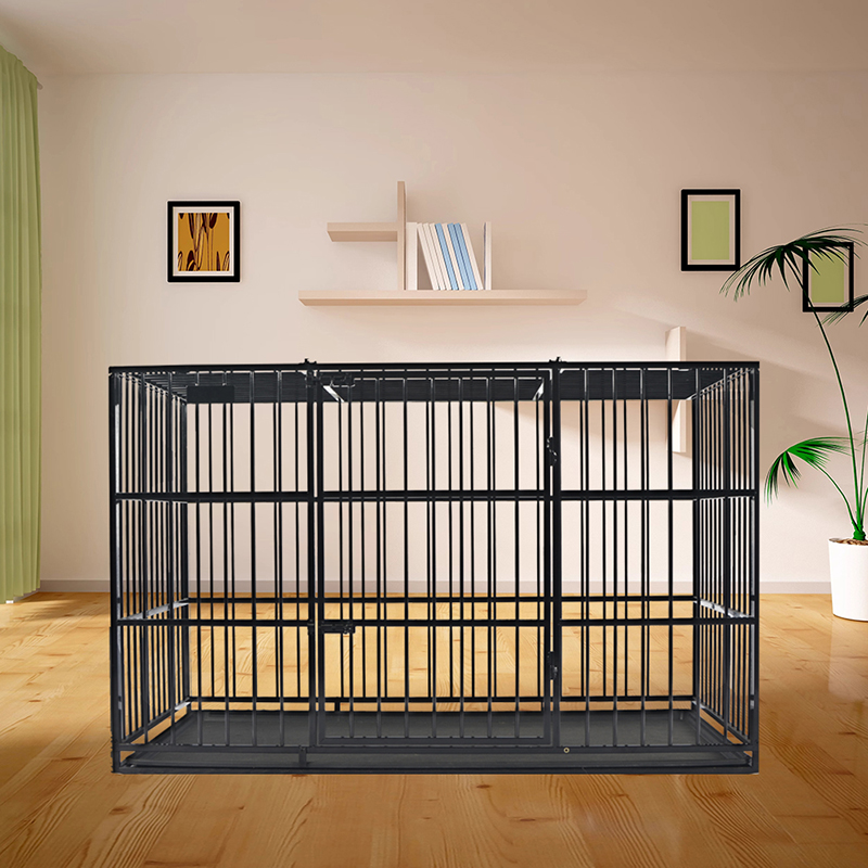 শীর্ষ অ্যান্টি-চিউ টিউব ধাতু কুকুর খাঁচা খুলুন শীর্ষ অ্যান্টি-চিউ টিউব ধাতু কুকুর খাঁচা খুলুন