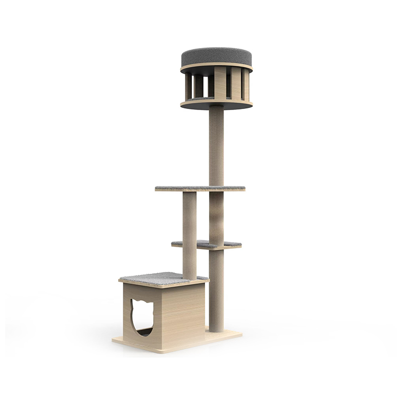 আরোহণের সিসাল স্ক্র্যাচিং পোস্ট বিড়াল গাছের সাথে ইনডোর কাঠের টাওয়ার আরোহণের সিসাল স্ক্র্যাচিং পোস্ট বিড়াল গাছের সাথে ইনডোর কাঠের টাওয়ার