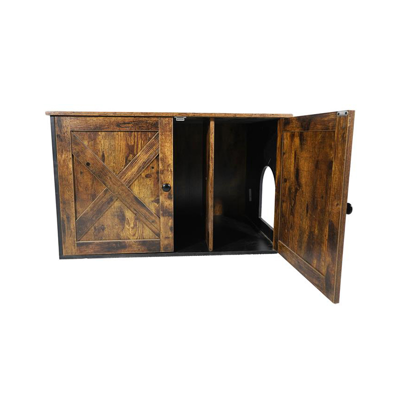 ডিভাইডার লিটার ক্যাবিনেটের সাথে ইনডোর ফার্নিচার বিড়ালদের খাঁচা ডিভাইডার লিটার ক্যাবিনেটের সাথে ইনডোর ফার্নিচার বিড়ালদের খাঁচা