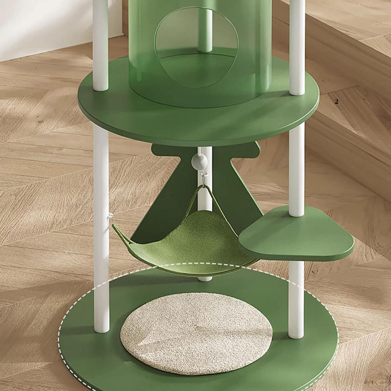 সবুজ মাল্টি-লেভেল লম্বা বিড়াল আরোহণ ফ্রেম ক্যাট টাওয়ার কনডো বিড়াল গাছ সবুজ মাল্টি-লেভেল লম্বা বিড়াল আরোহণ ফ্রেম ক্যাট টাওয়ার কনডো বিড়াল গাছ